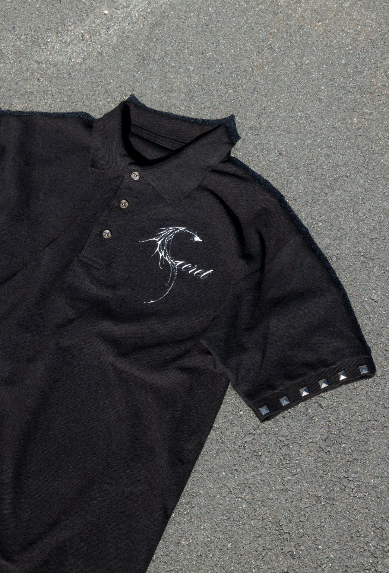 Studded Brought Back Secret Polo