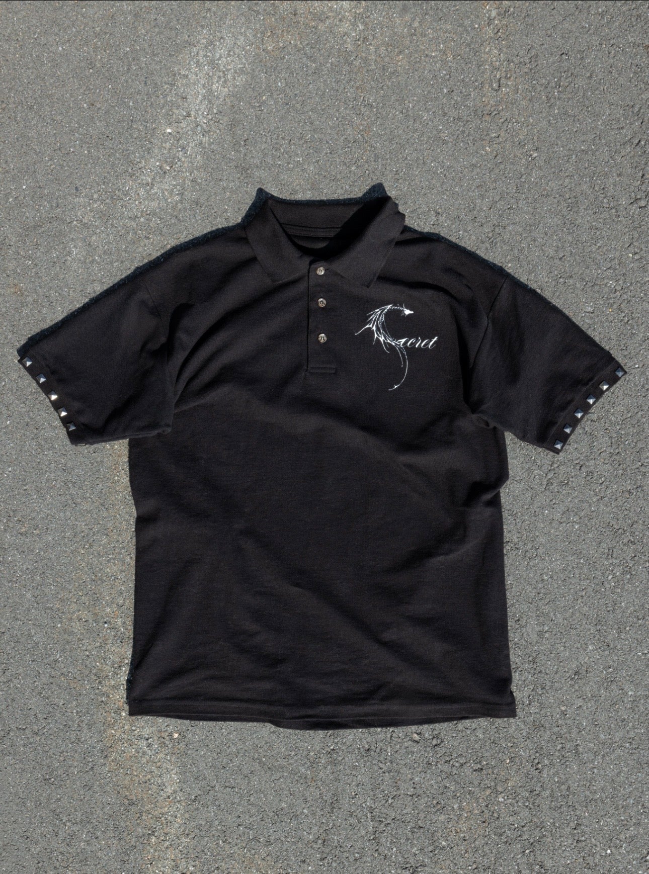 Studded Brought Back Secret Polo